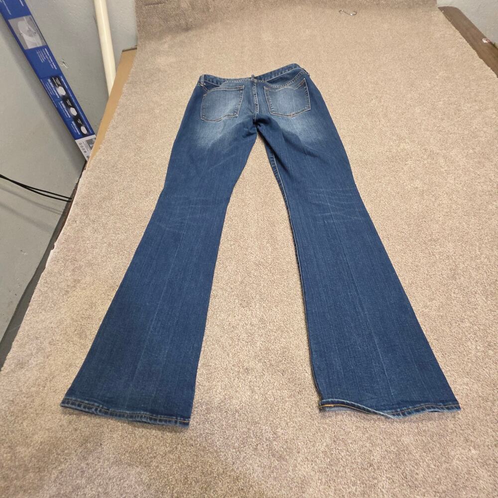 Gap 1969 Curvy Bootcut Jeans Size 31 Long Medium Wash Low Rise Flare Denim